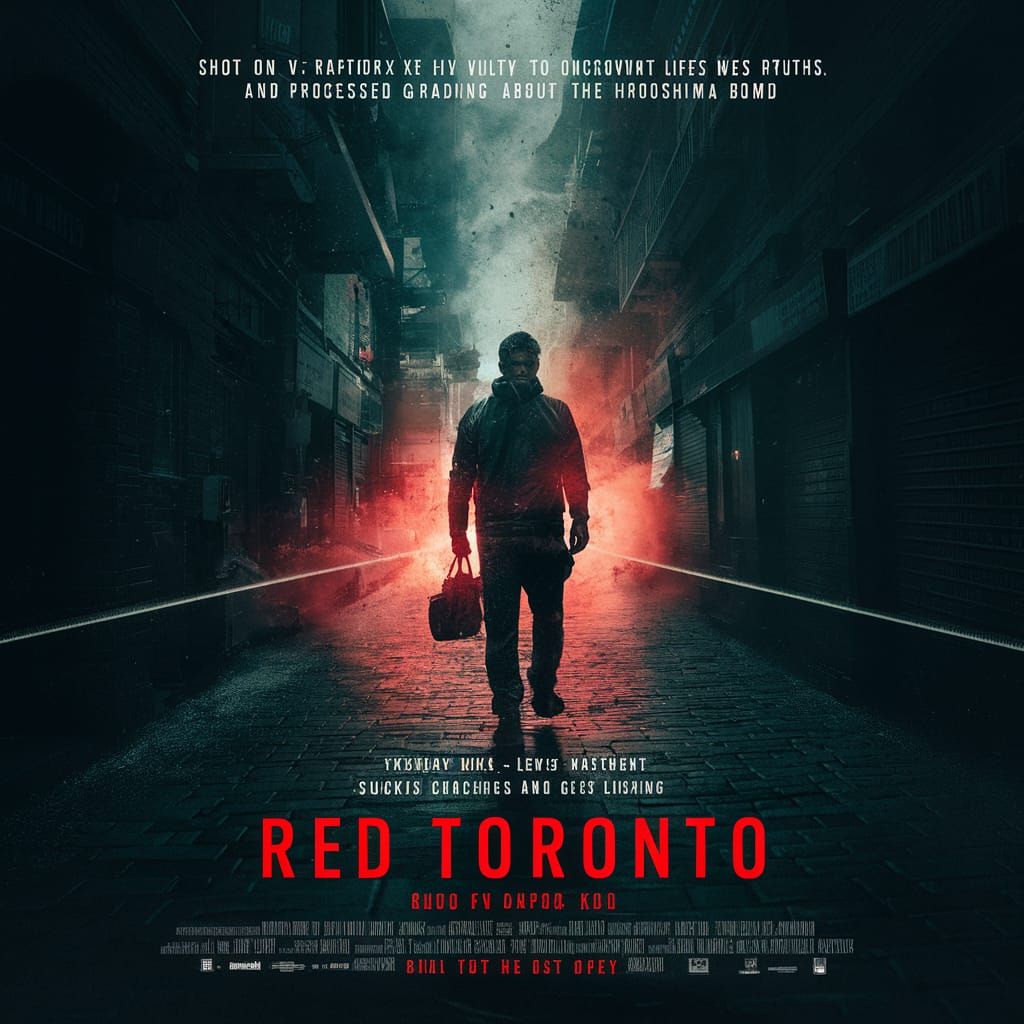 Red Toronto: Action-Adventure-Comedy Movie Poster
