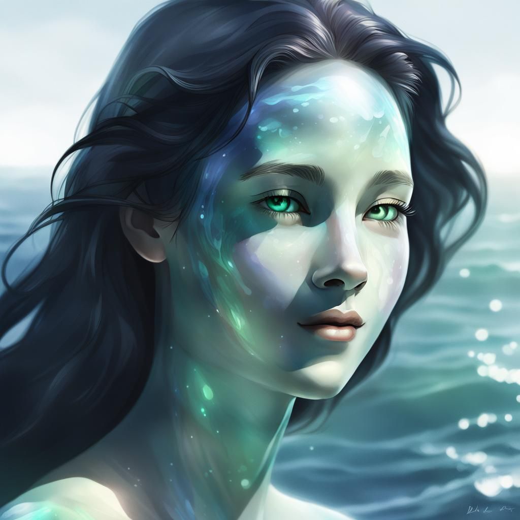 Orca Woman Oceanic Concept Art