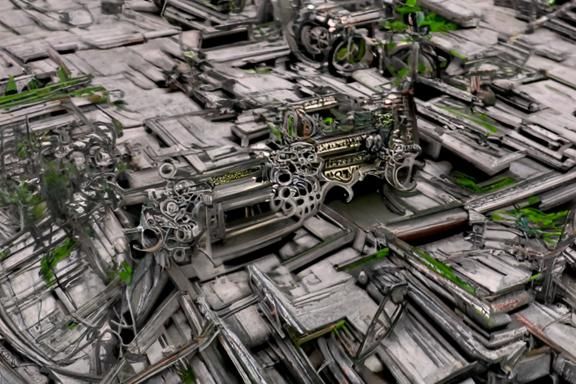 Steampunk Simulation Shutdown in Detailed 3D