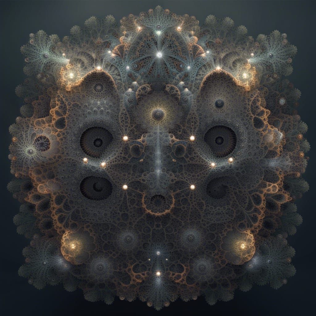 Photorealistic Fractal Composed of People