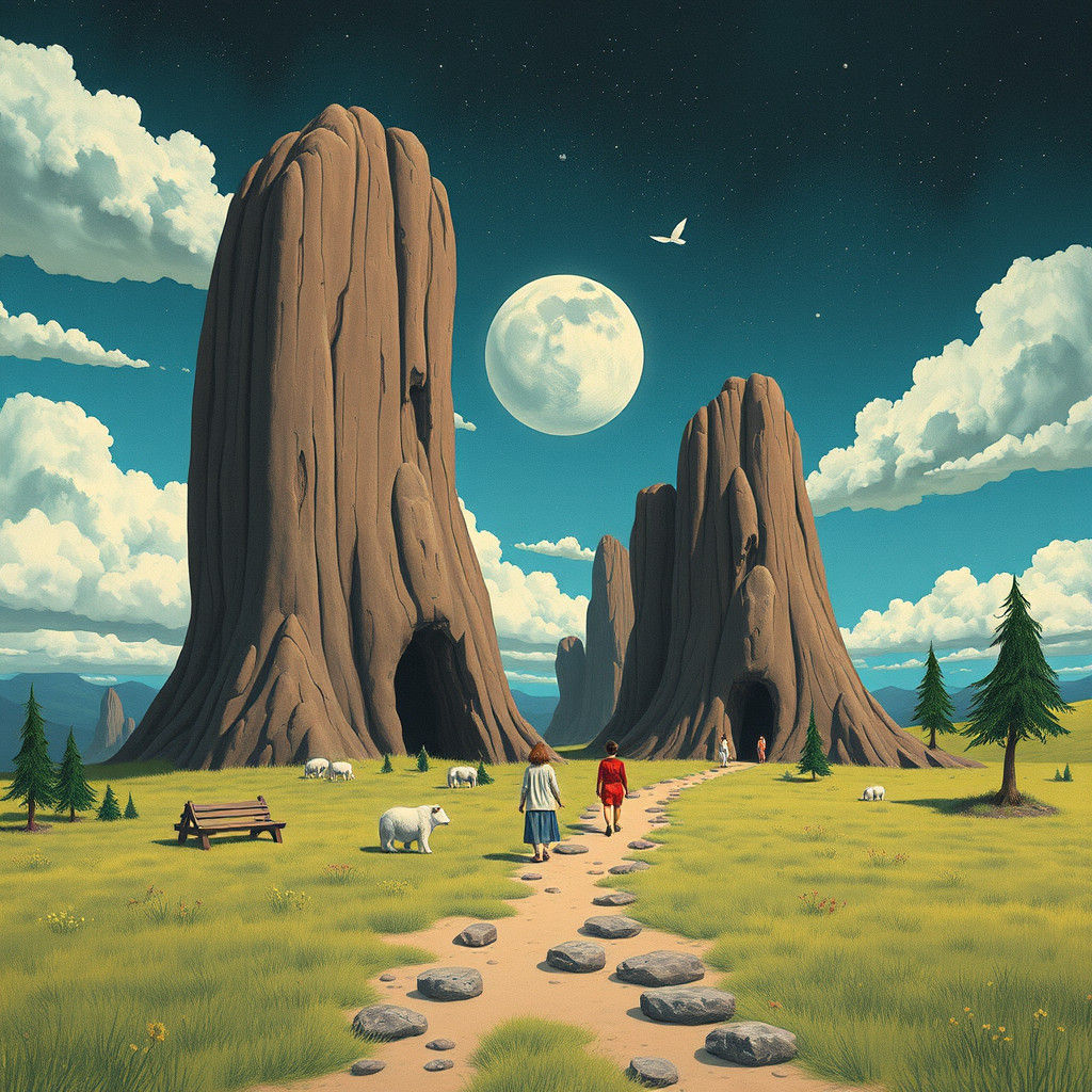 Abstract Image Based on "Ummagumma"