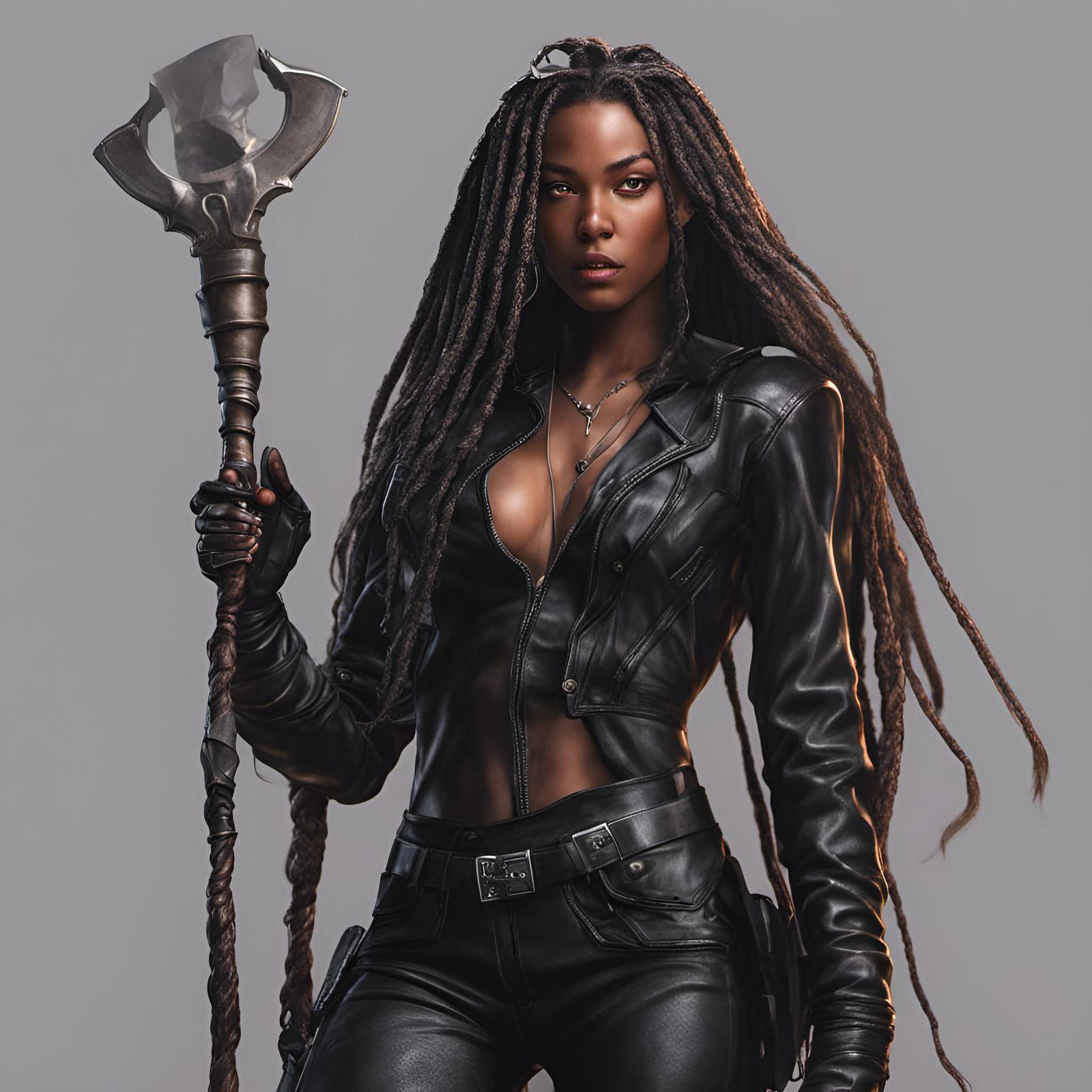 Dominican Vampire Hunter in Stealth Suit