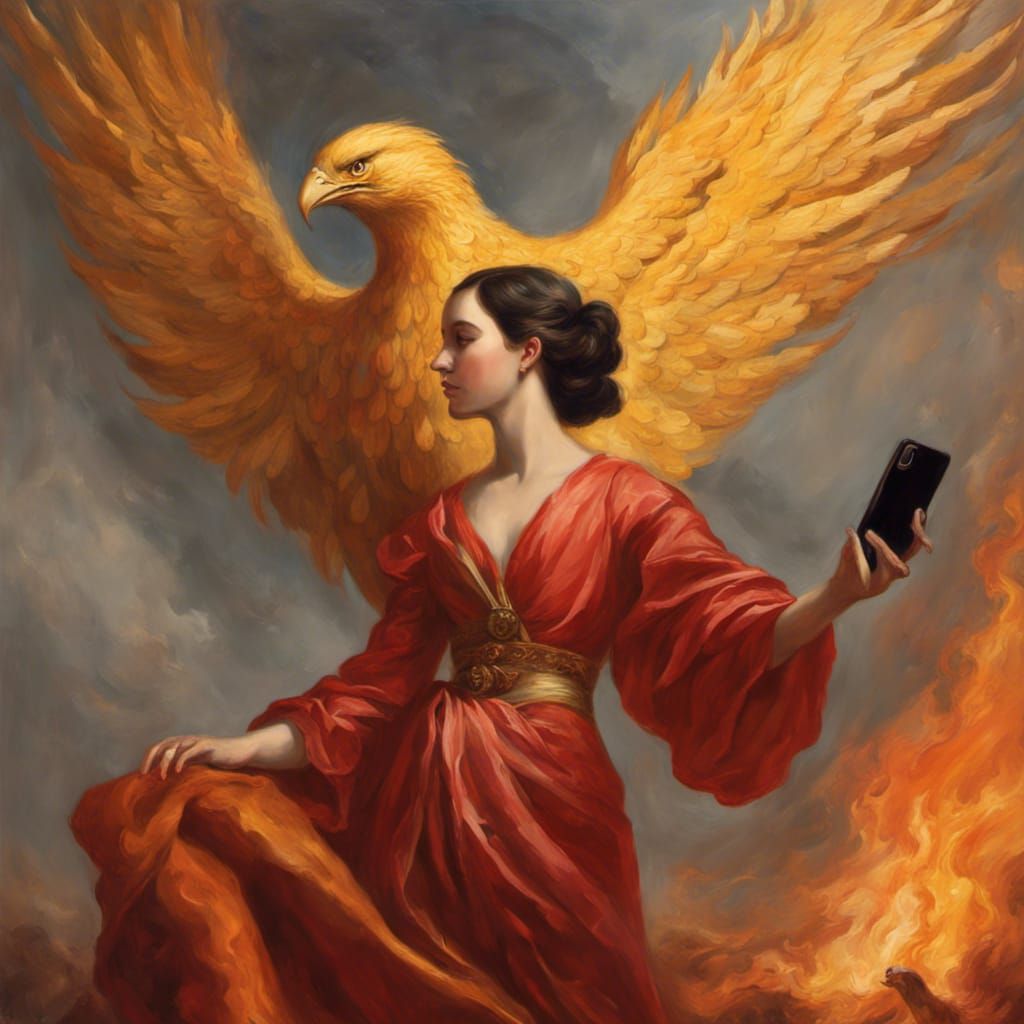 Lady and Phoenix selfie