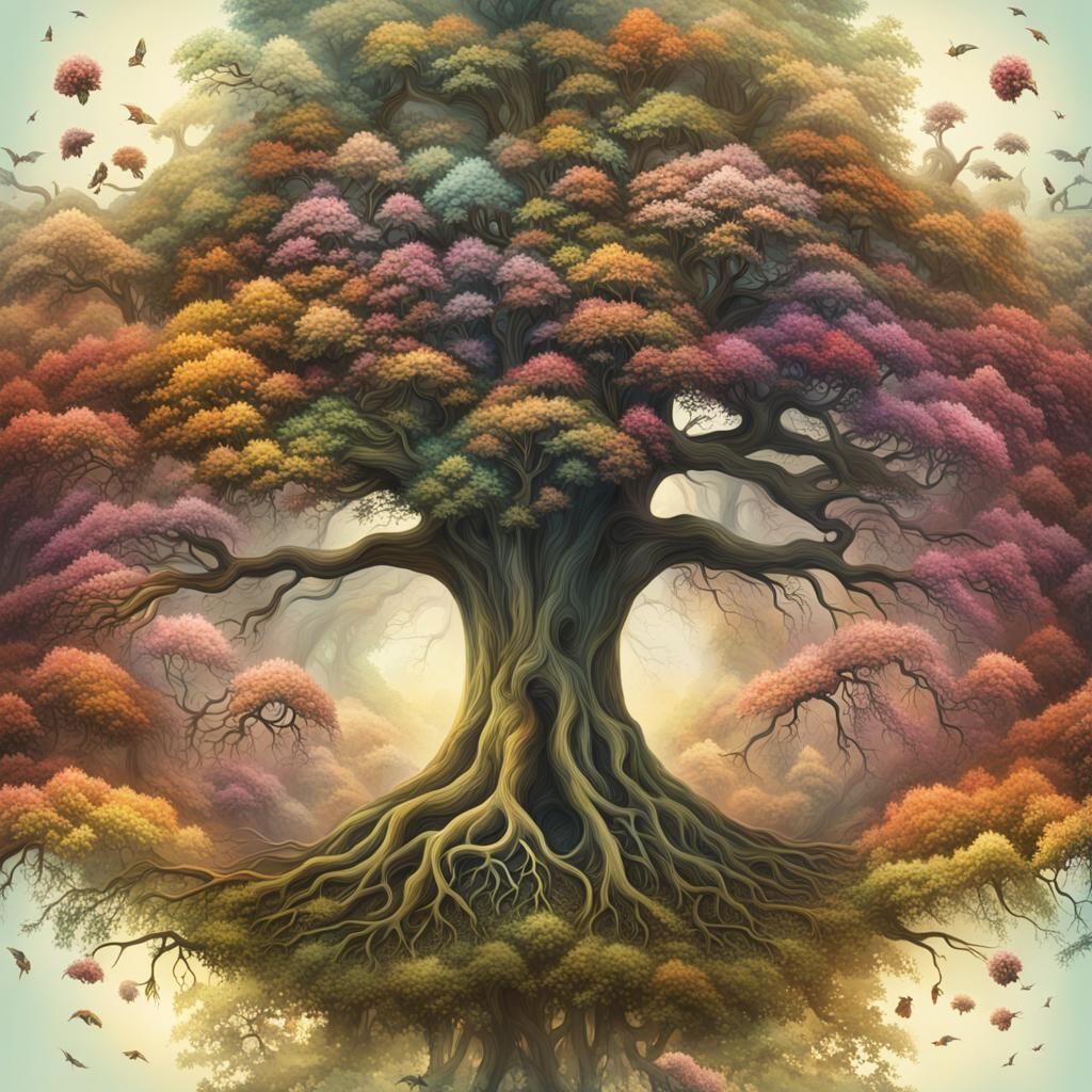 Botanical Tree Cross-Section: Professional Photography