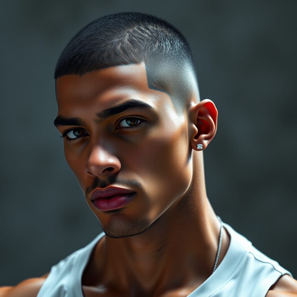 Hyperdetailed Portrait of a Latin Man in Digital Art