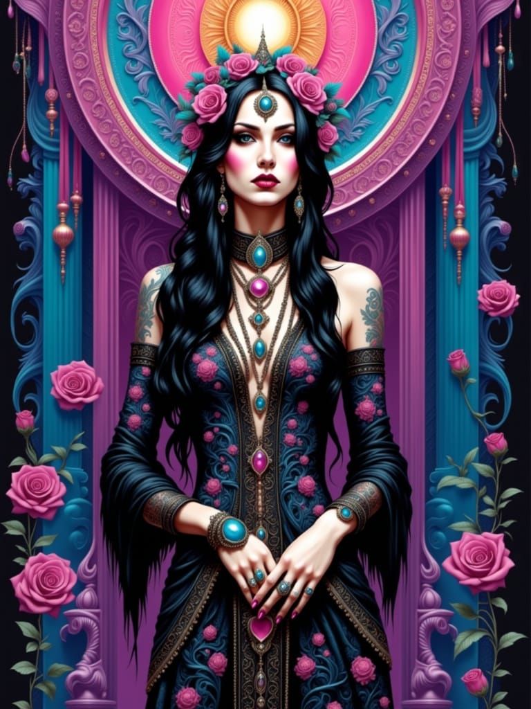 Beautiful Hippie Emo Goth Bedroom Design