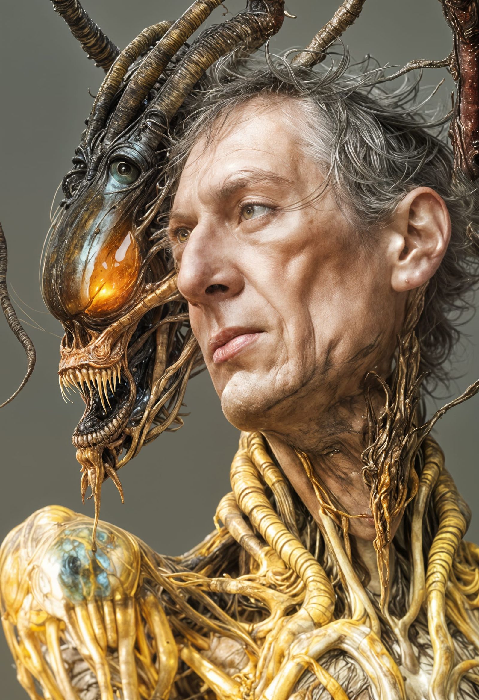 Xenobiological Meeting Place in Maximalist 3D Shading