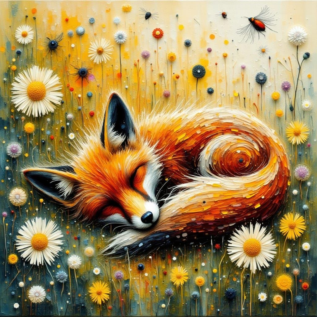 Dreamy Whimsy in Textured Impressionist Art