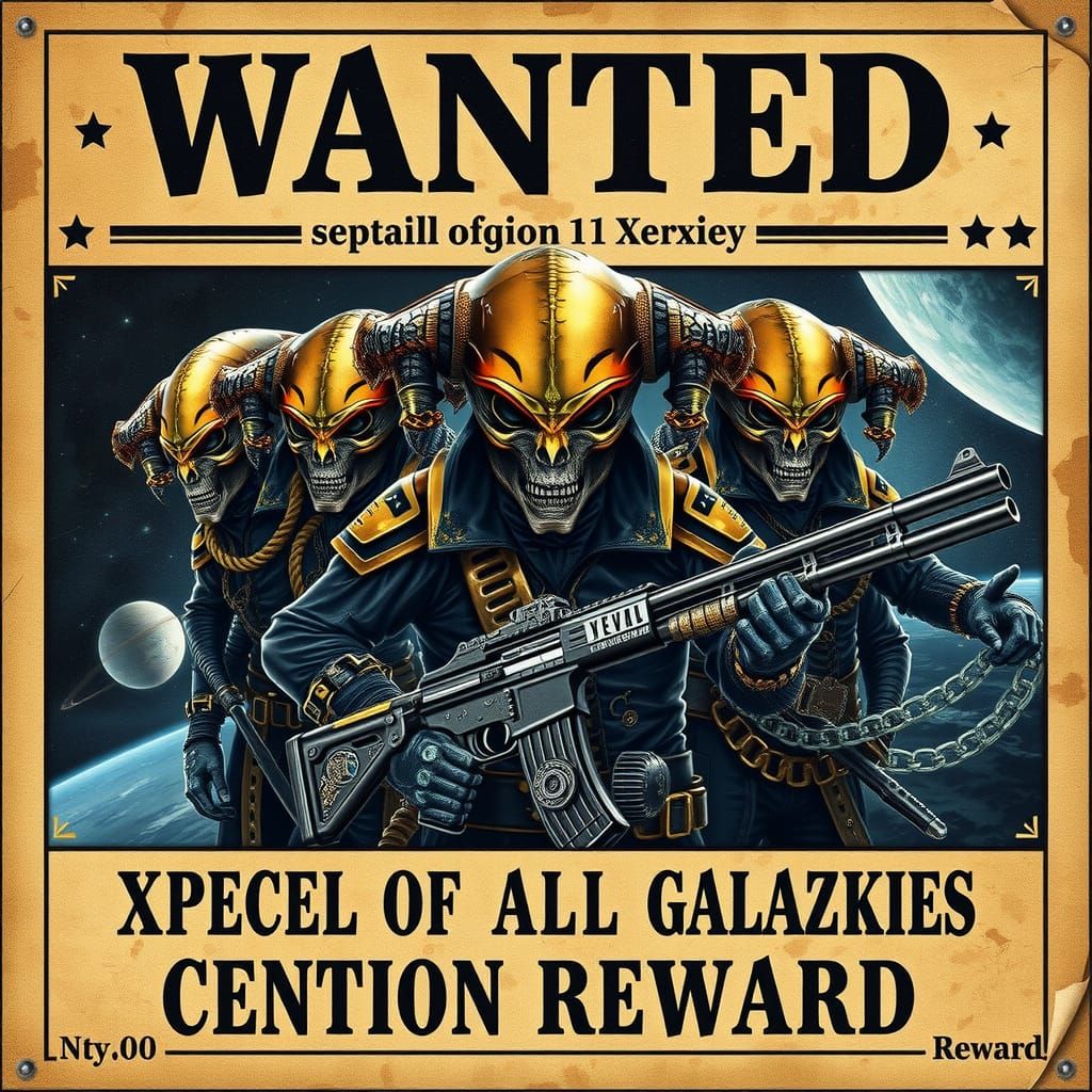 Interstellar Wanted Poster