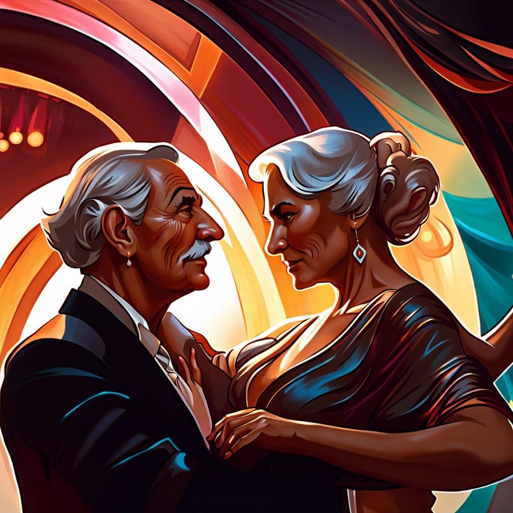 Elegant Tango Dance in Hyperdetailed Style