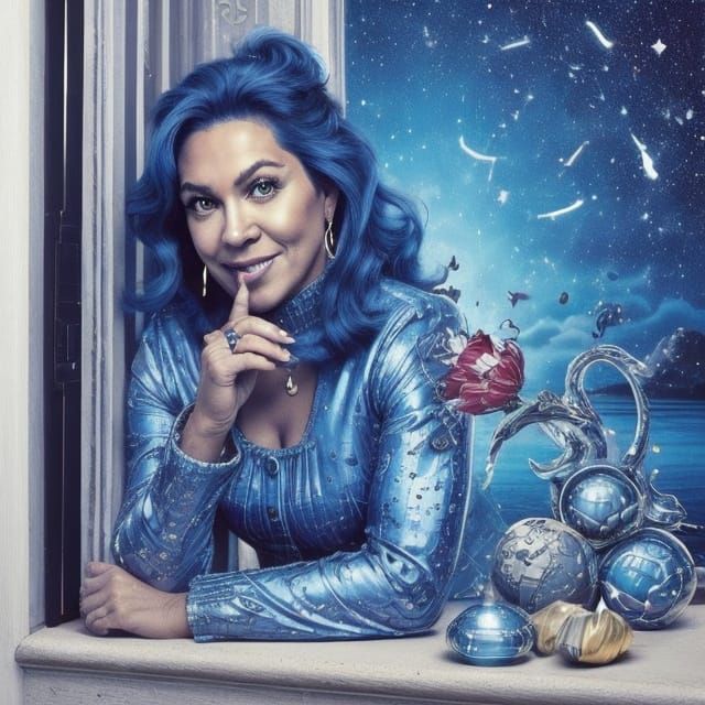 Indigo Dreams in Freeform Style