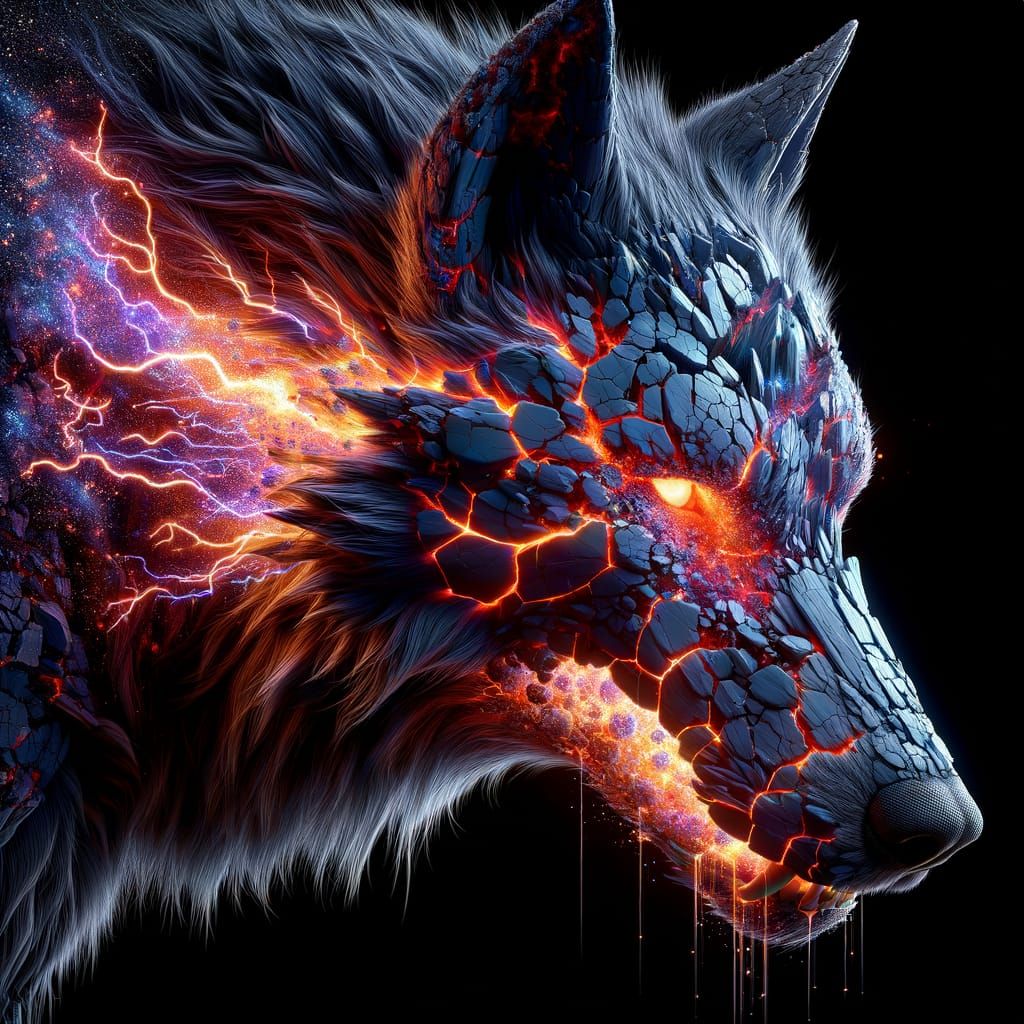 Electrifying Cracked Wolf in Ultra-High Quality HDR