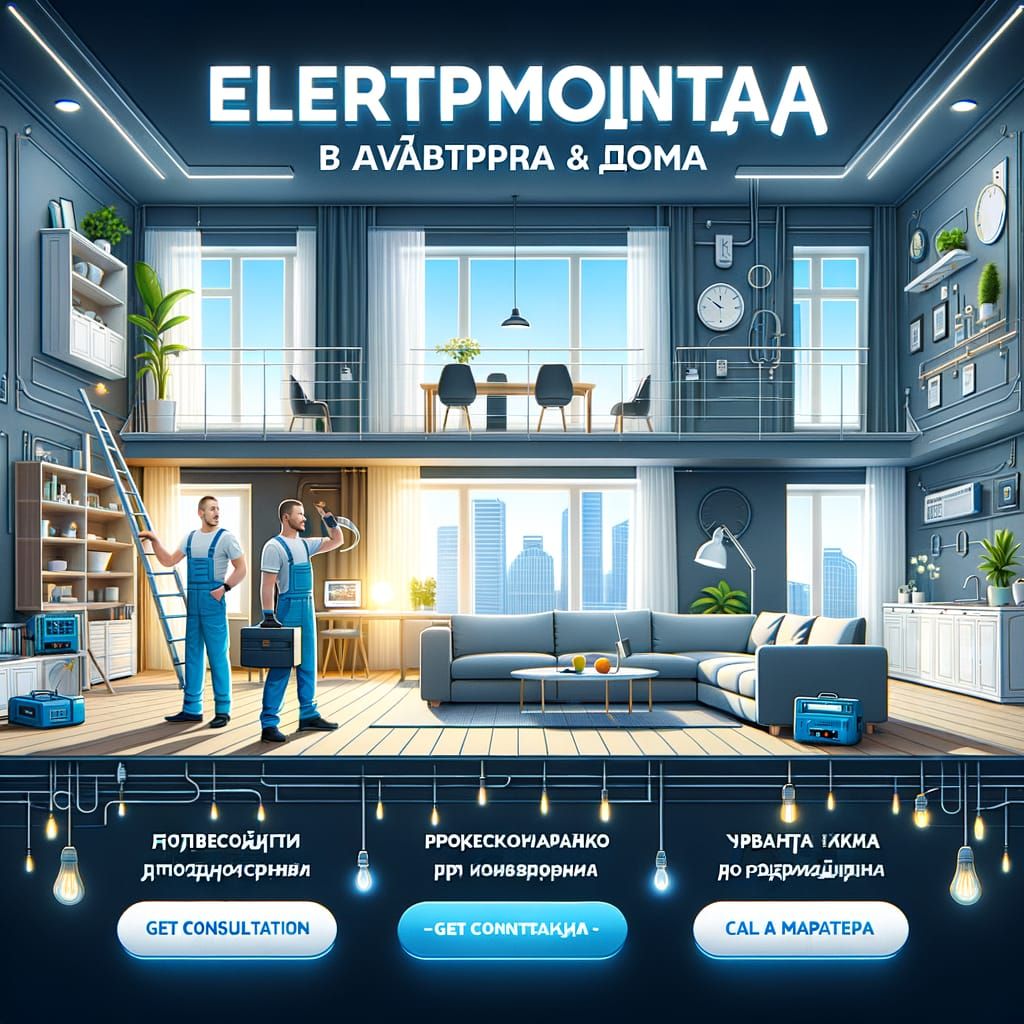 Modern Apartment Electrical Installation Web Design