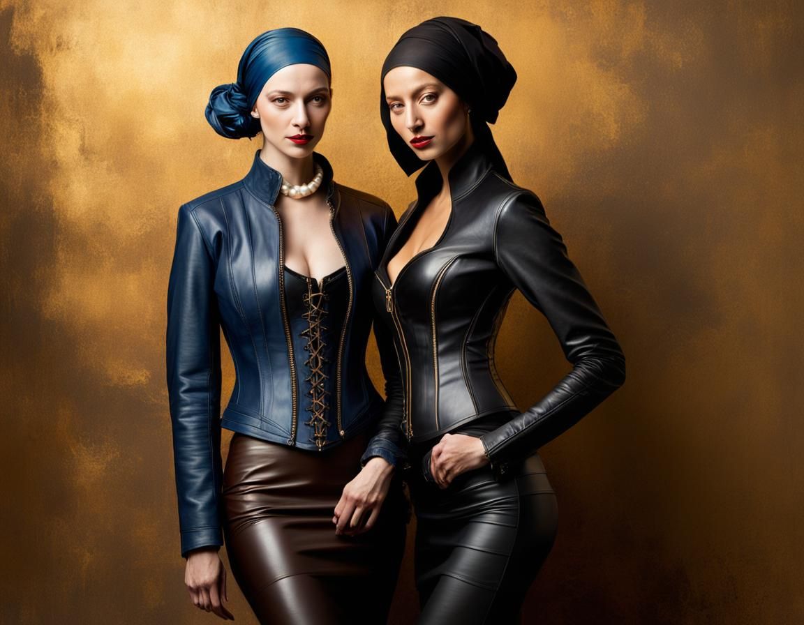 Modern Baroque Fusion: Mona Lisa and Pearl Earring