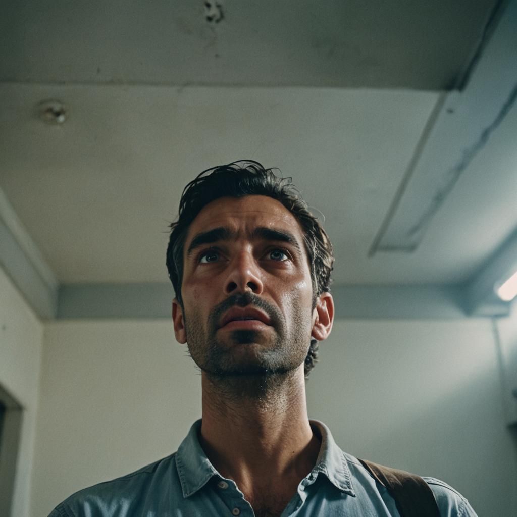 Melancholy Goodbye: German Expressionist Film Still