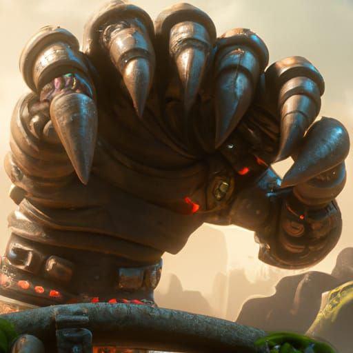 Detailed Matte Painting of Knuckles in 8k