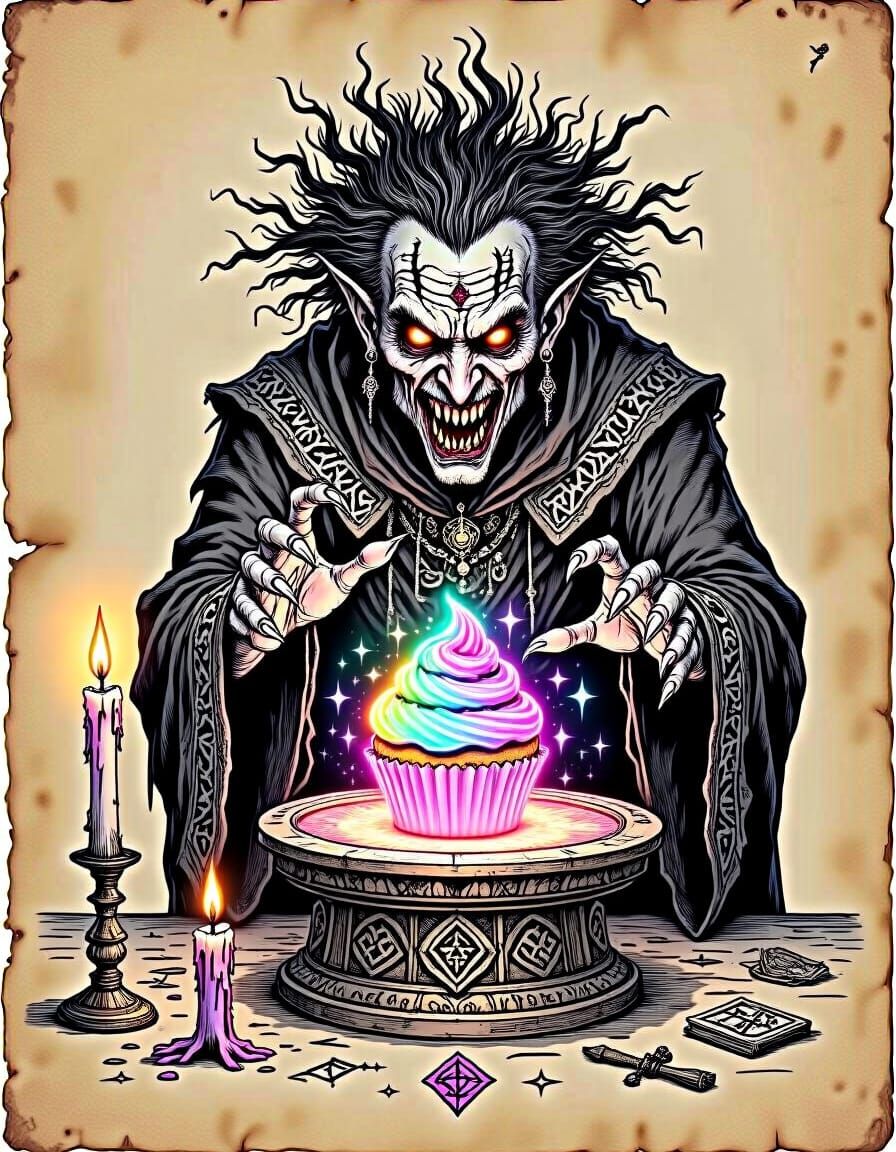 Arcane Sorcerer with Neo-K-Pop Cupcake Prophecy