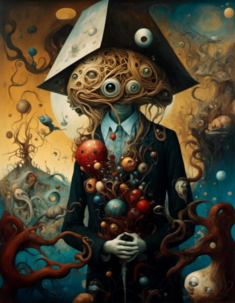 Surreal Metal Abstract Artwork