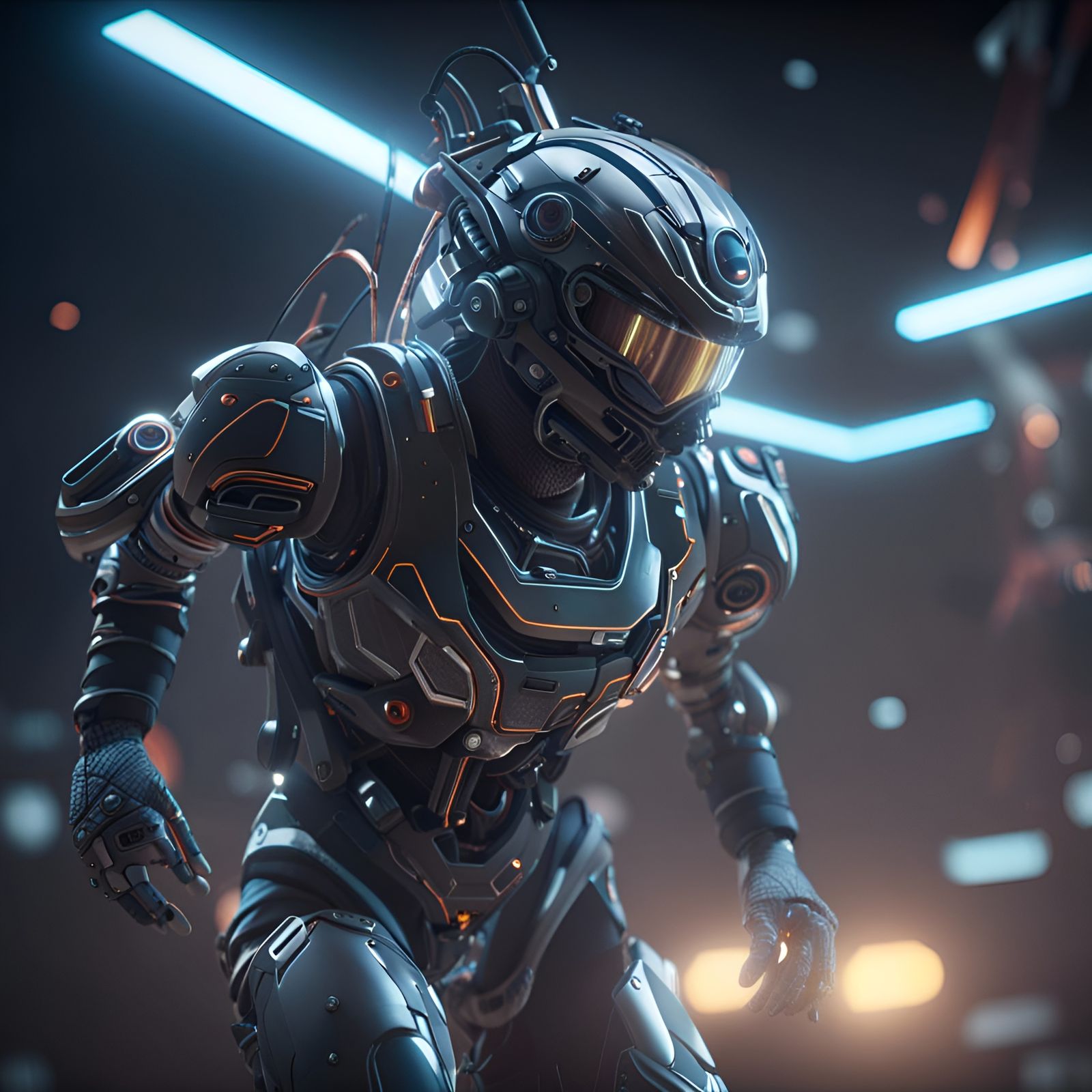 Android in Technological Age: 3D Game Cinematic