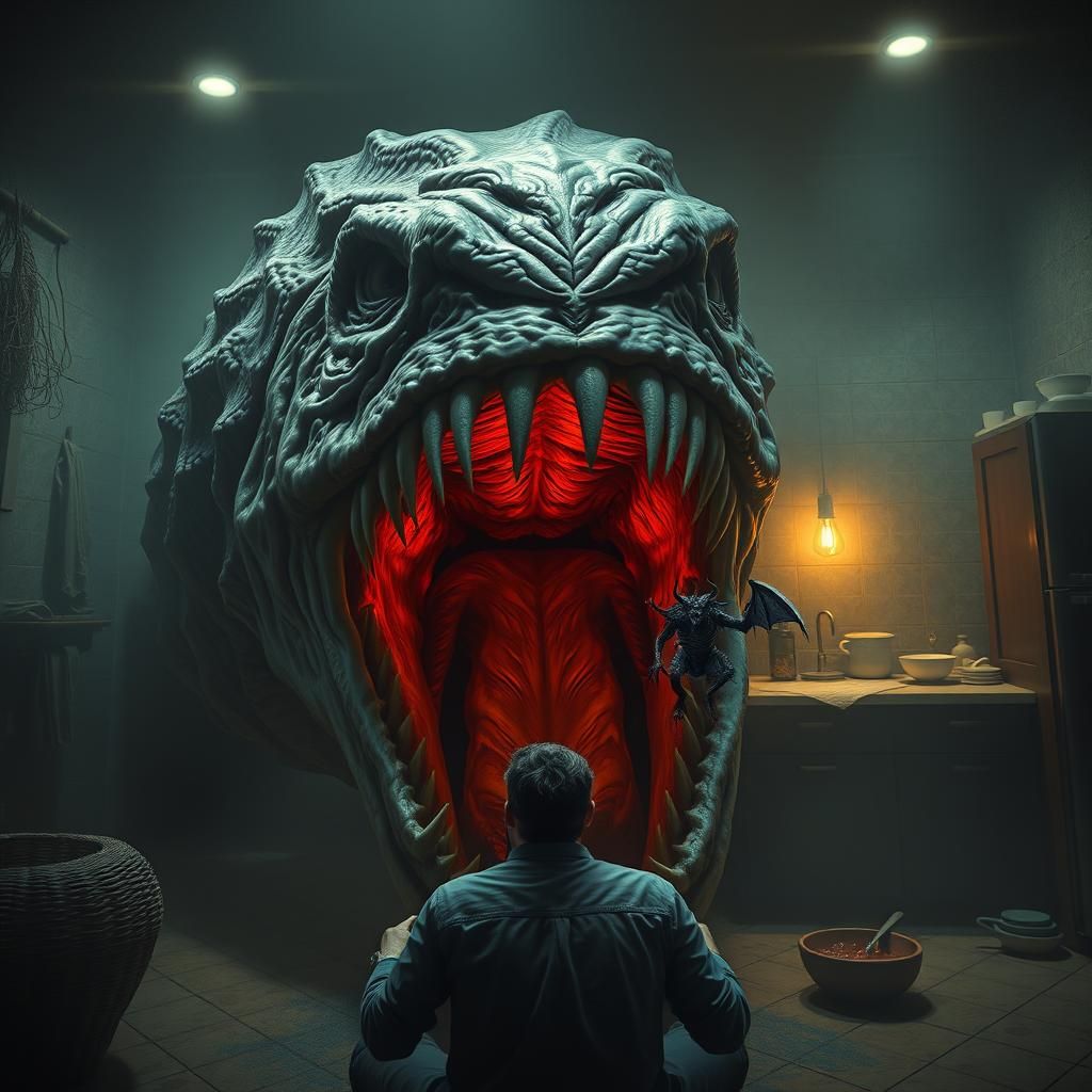 Nightmare Fuel: Colossal Sea Monster of Cosmic Horror