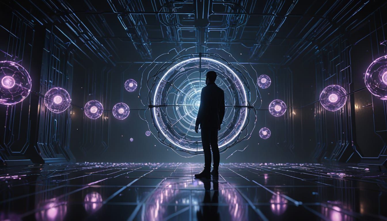 Retro-Futuristic Quantum Grid Agent