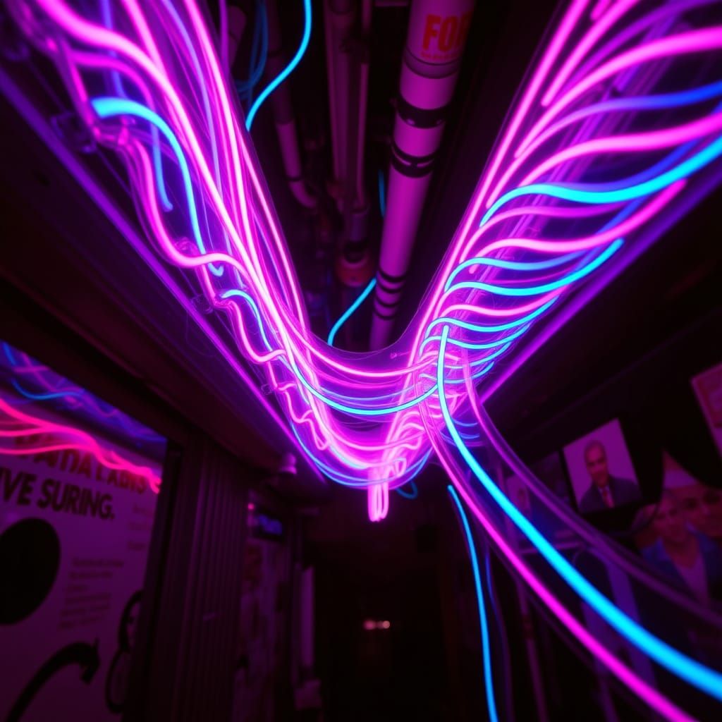 Ethereal Neon Dreamscape