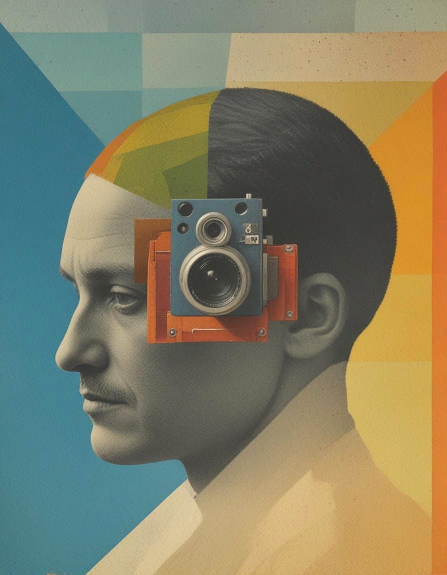 Abstract Collage Art Inspired by Masters