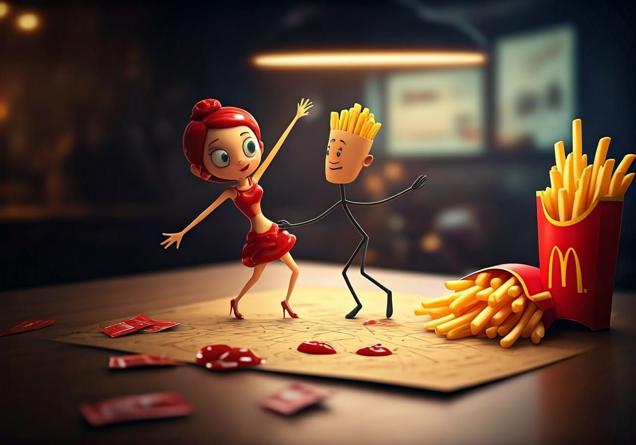 6 Images (0): At night at McDonalds..