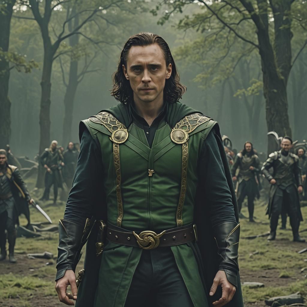 Tom Hiddleston as Loki: Cinematic Film Still