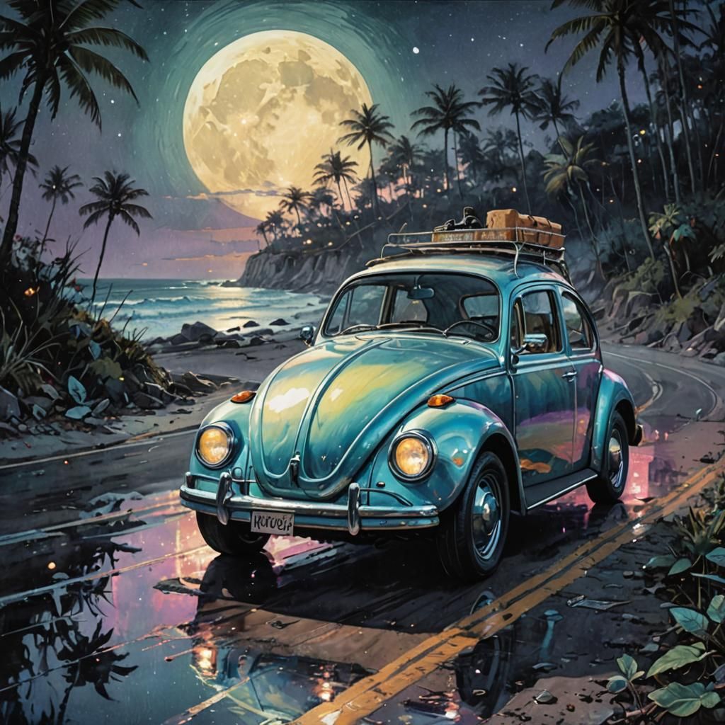 Iridescent Beetles on a High Fantasy Road Trip