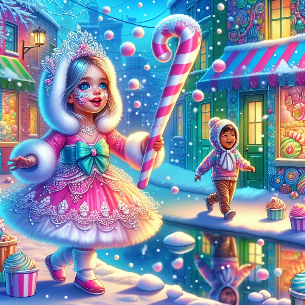 Candy Cane Princess in Sugarland: Postmodern Fantasy