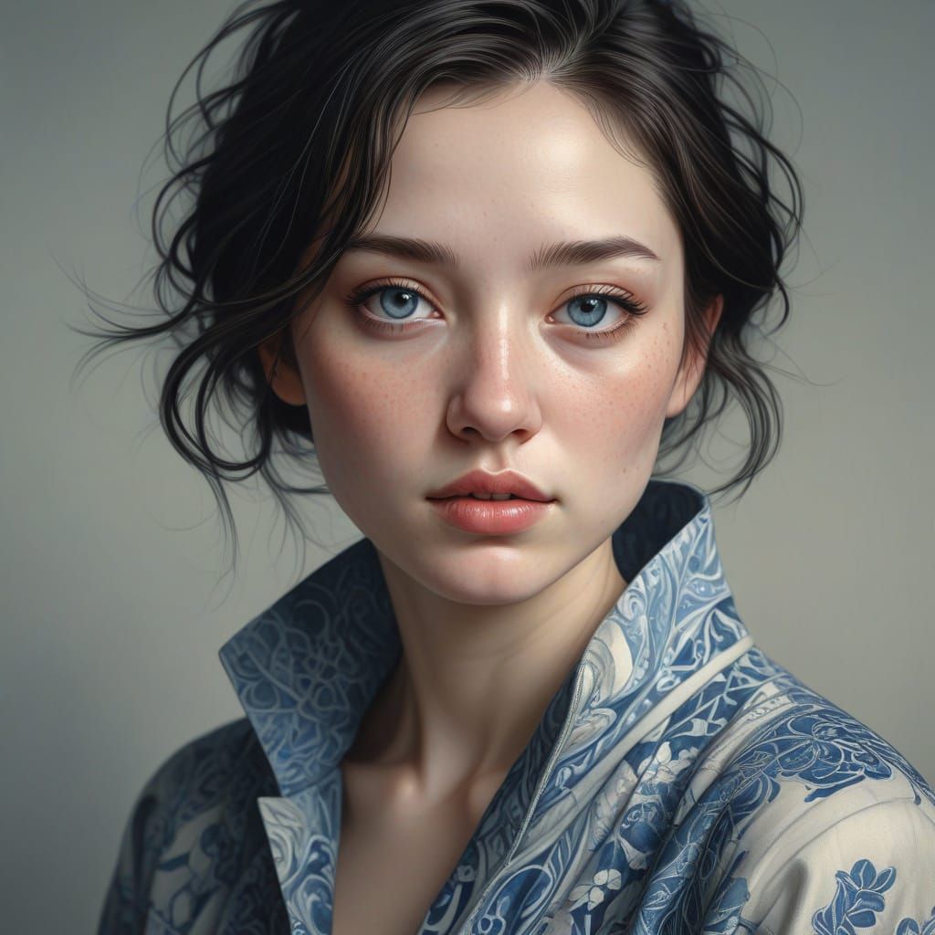 Elegant Woman in Soft Morning Light