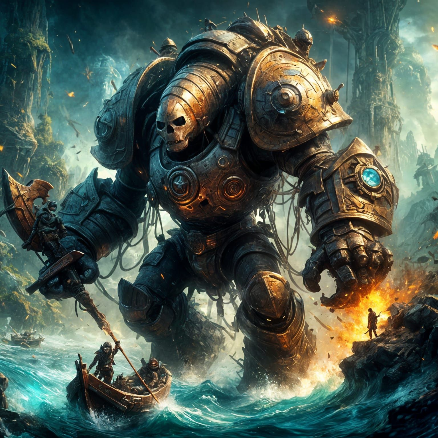 Destiny Ascending: Oil and Grunge Style