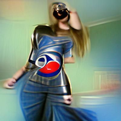 Retro Pepsi-Cola Can Illustration