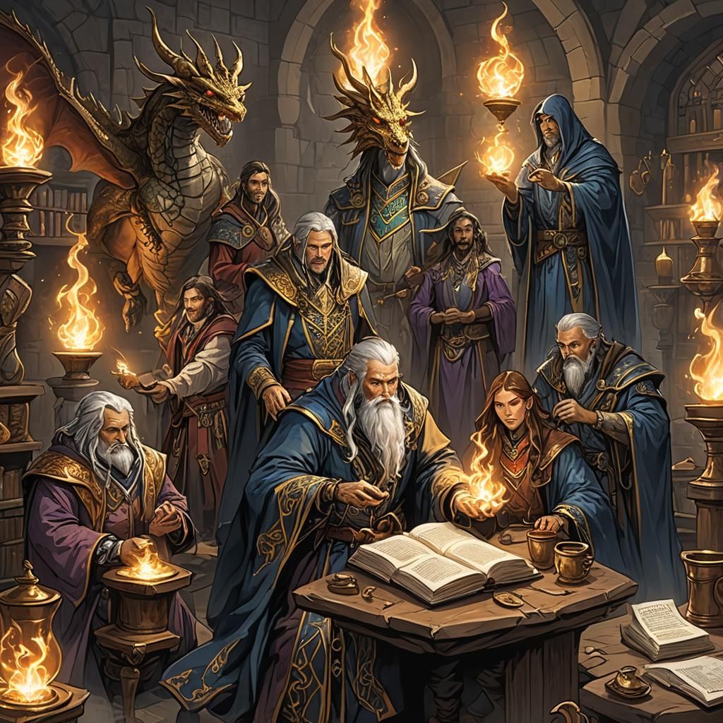 Arcane Scholars of Varanthos Citadel