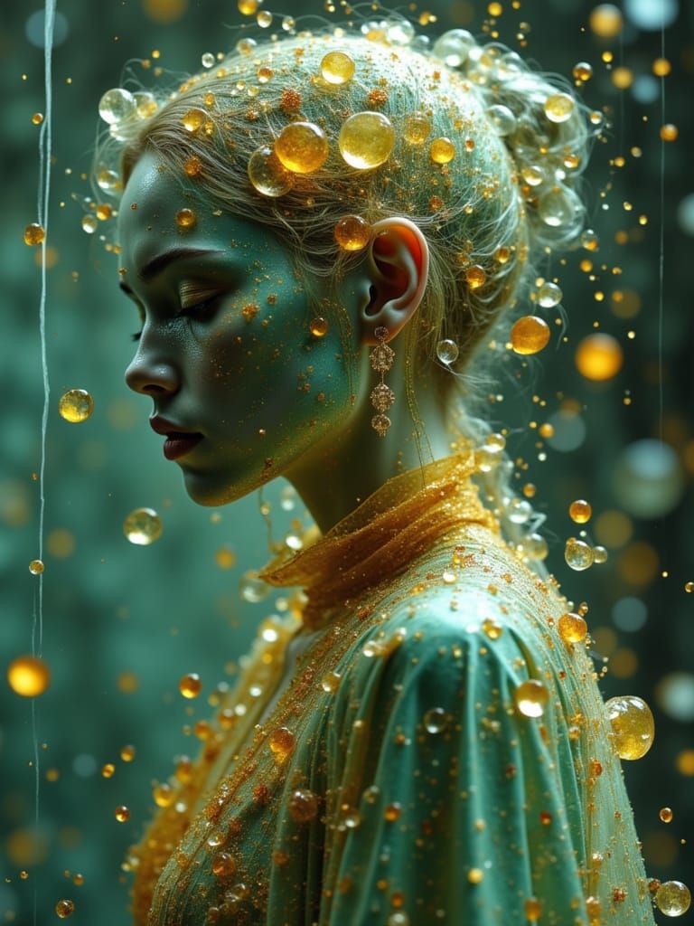 Enchanted Fantasy Portrait in Pastel Hues