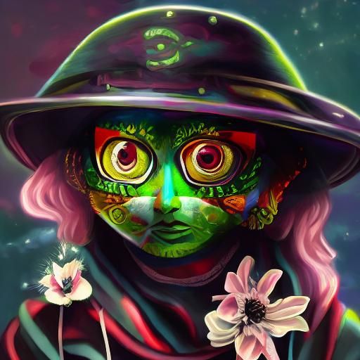 Intriguing Subliminal Art Composition