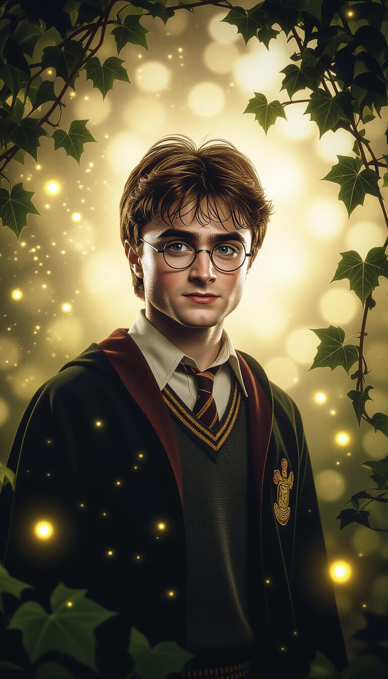 Harry Potter in Eternal Spring: Cinematic Film Still