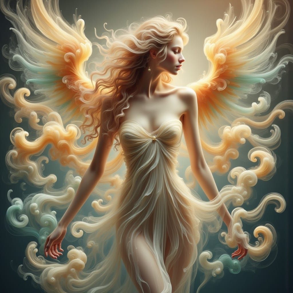 Ethereal Aphrodite with Magic Flux