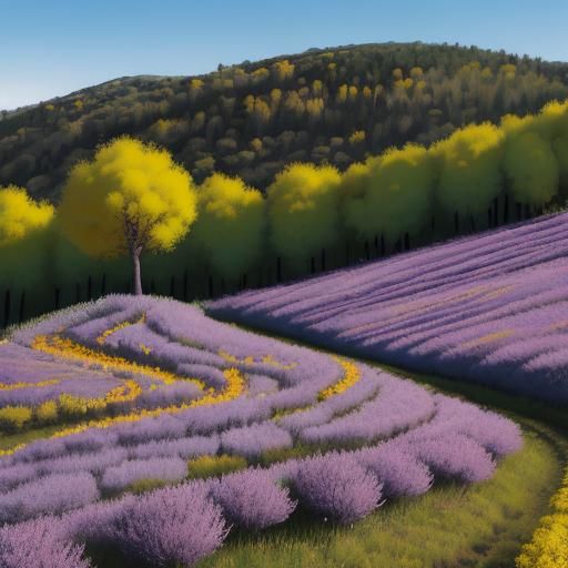 Mimosa Forest in Bloom, Provence