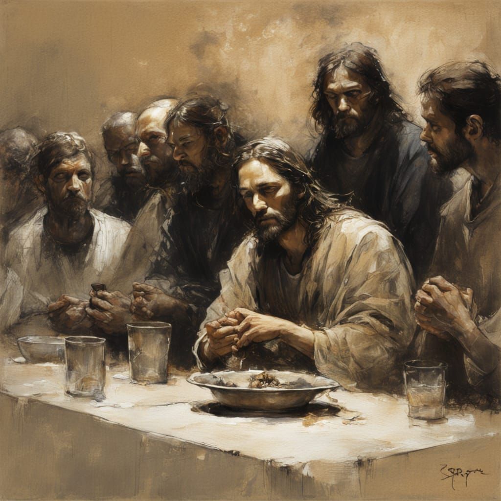 Last Supper; Jesus; Royo, Demsteader