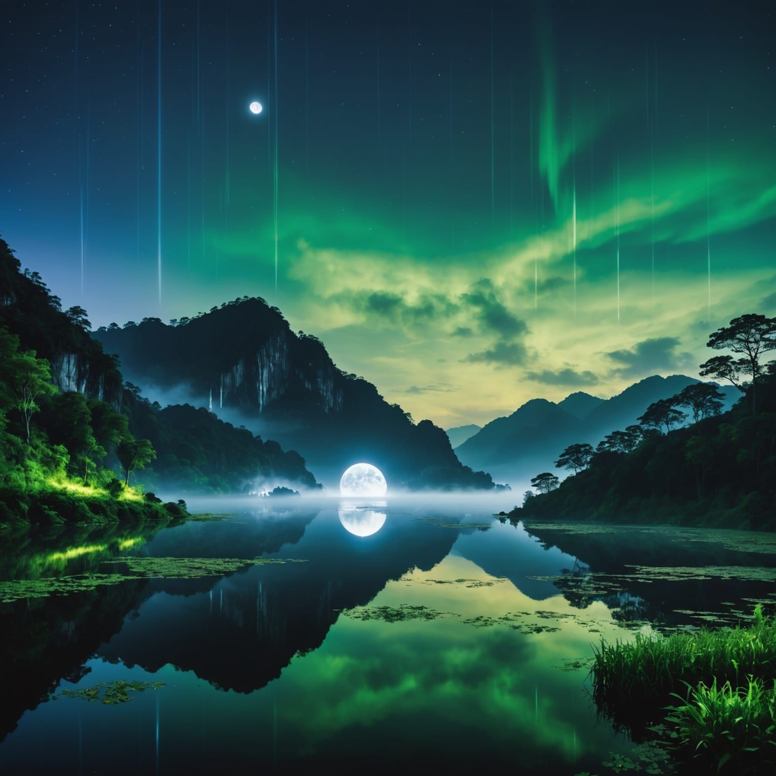 Ink-Whispered Aurora