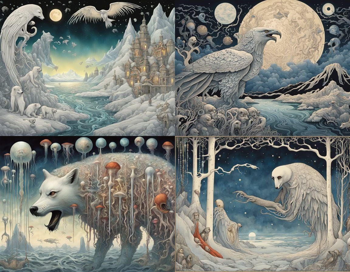 Surreal Icelandic Homunculus Forms in Noctilucent Abnormalit...