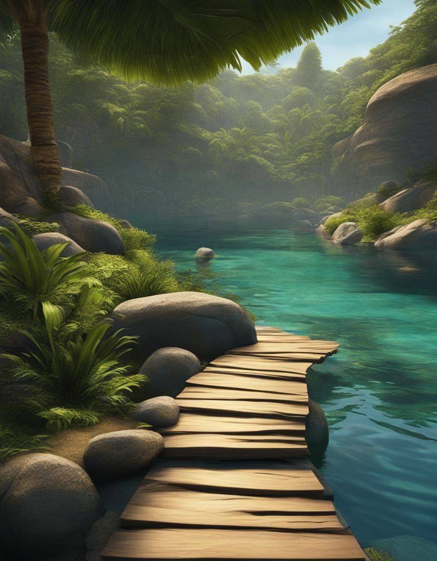 Utopian Paradise with Wandering Toddlers