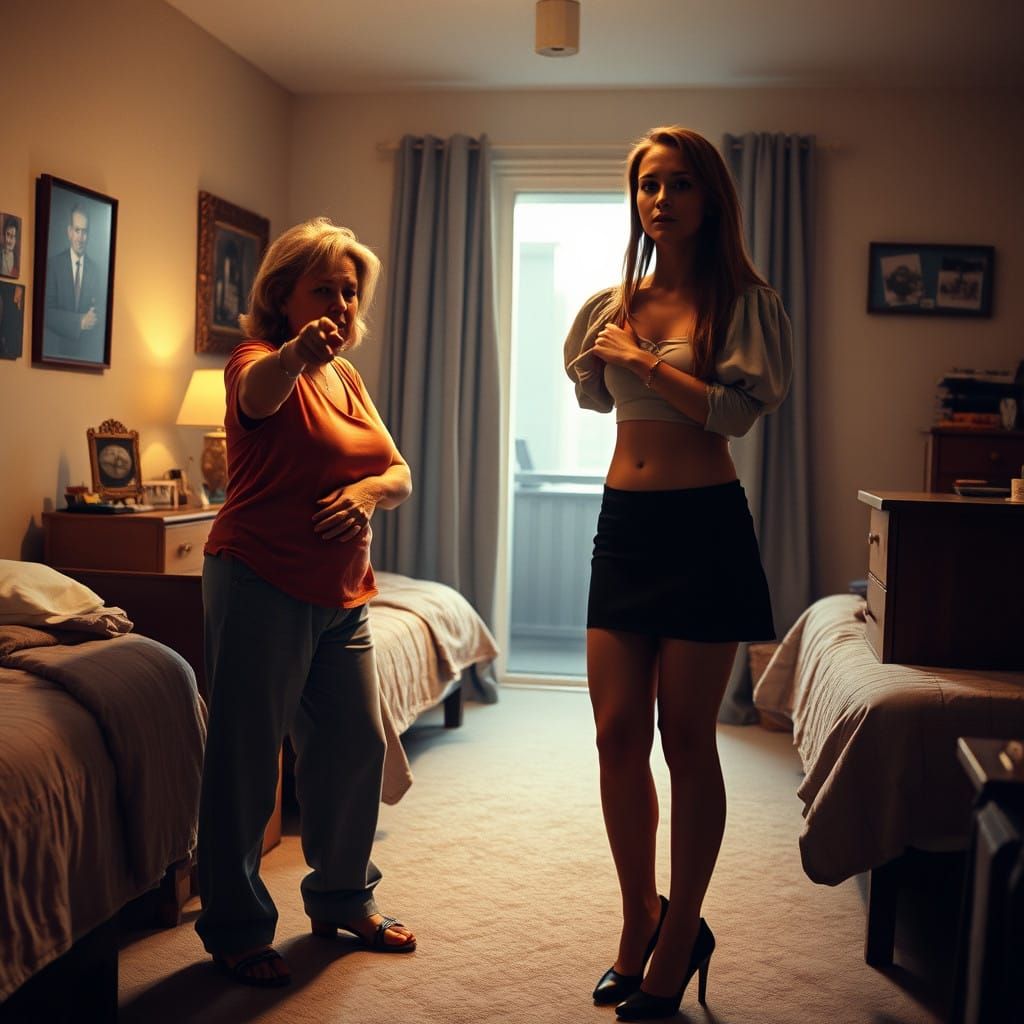 Cinematic Confrontation: Bold Self-Expression Meets Stern Ac...