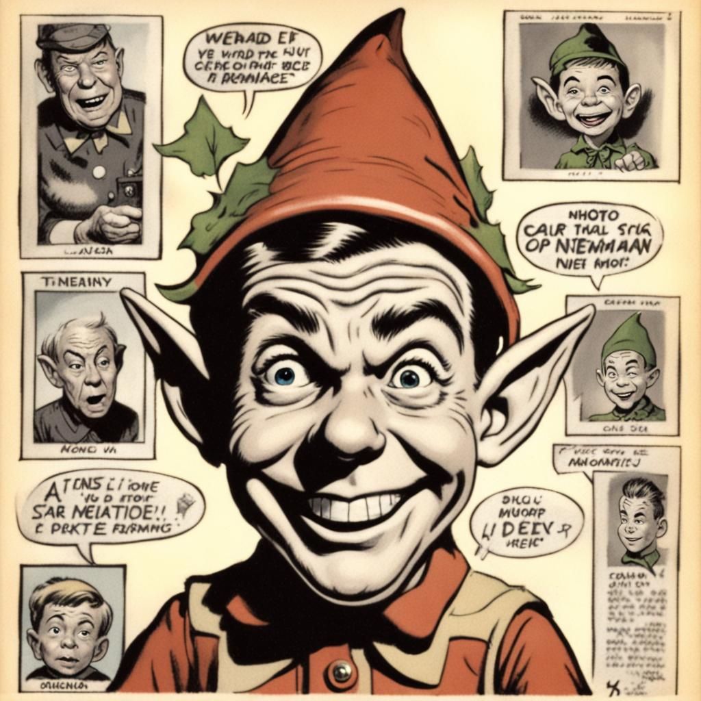 Wood Elf in Mad Magazine Style