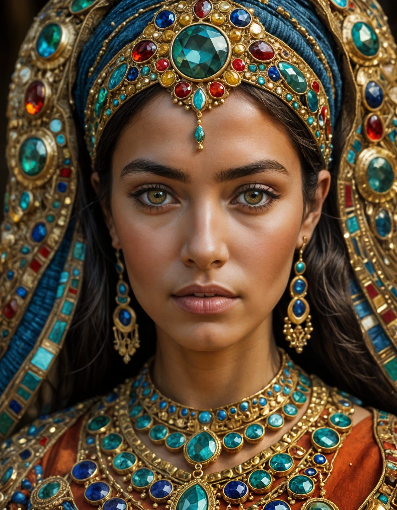 Tamazight Beauty Adorns Herself with Berber Jewels