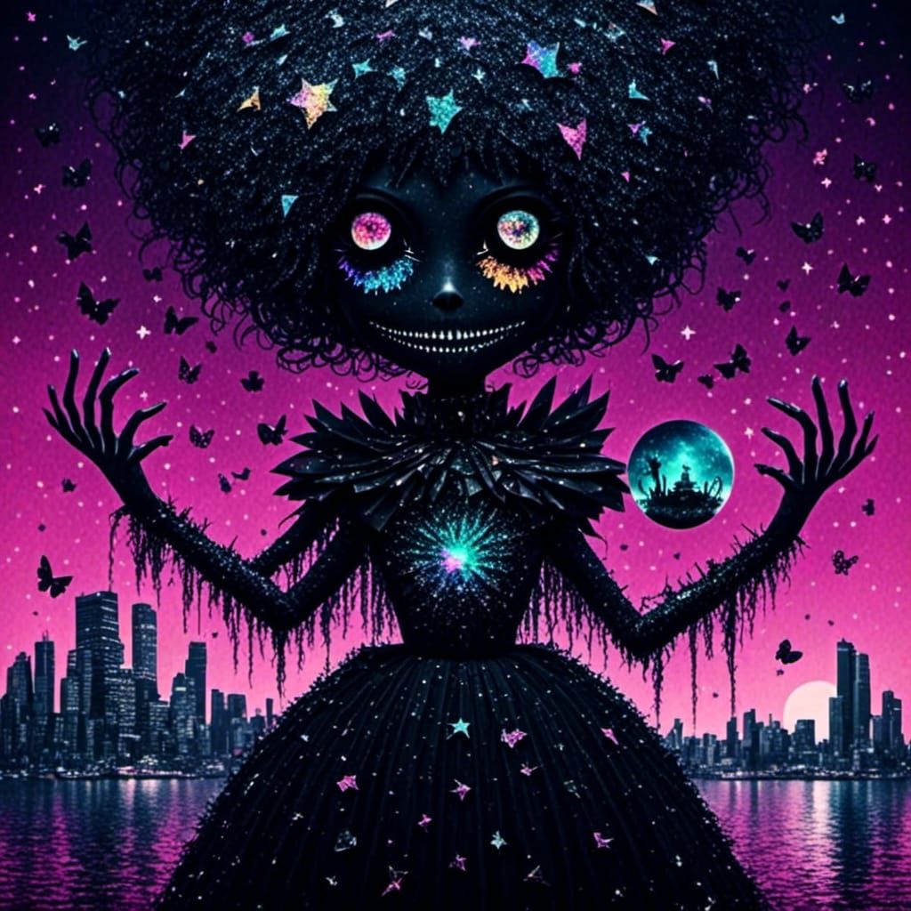 Sydney Harbour in GlitterGore Style