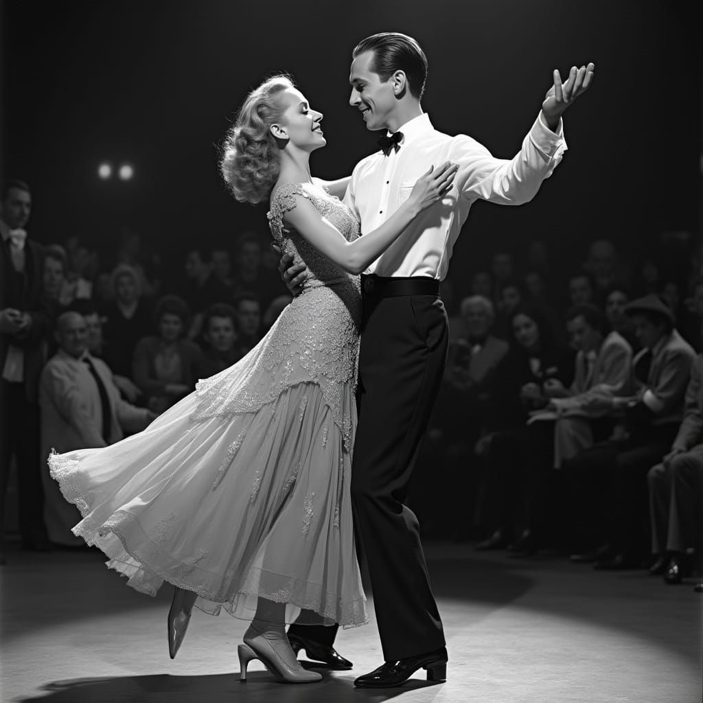 Fred Astaire and Ginger Rogers Broadway Dance