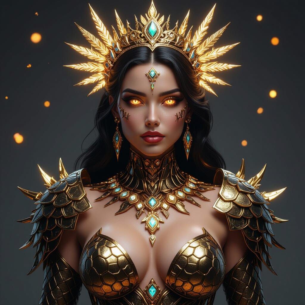 Majestic Woman of CryptoPunk and Gold